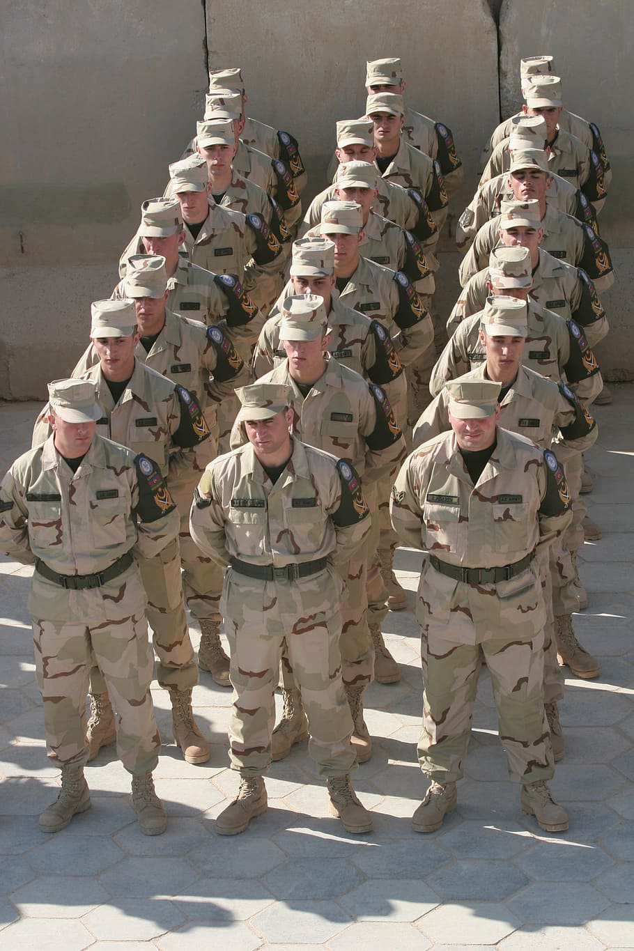 military, troop, troops, infantry, soldiers, azerbaijanis, azerbaijan, iraq, foot soldiers, installation