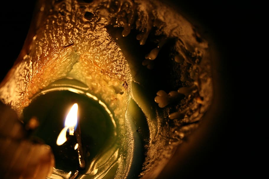 candle, light, lighting, fire, flame, religion, spirituality, fire - Natural Phenomenon, close-up, burning