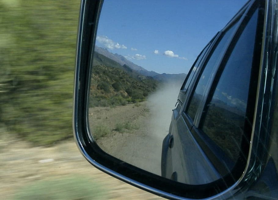 Espejo, carretera, espejos, vehículo, automóvil, naturaleza, transporte, viajes, al aire libre, conducción