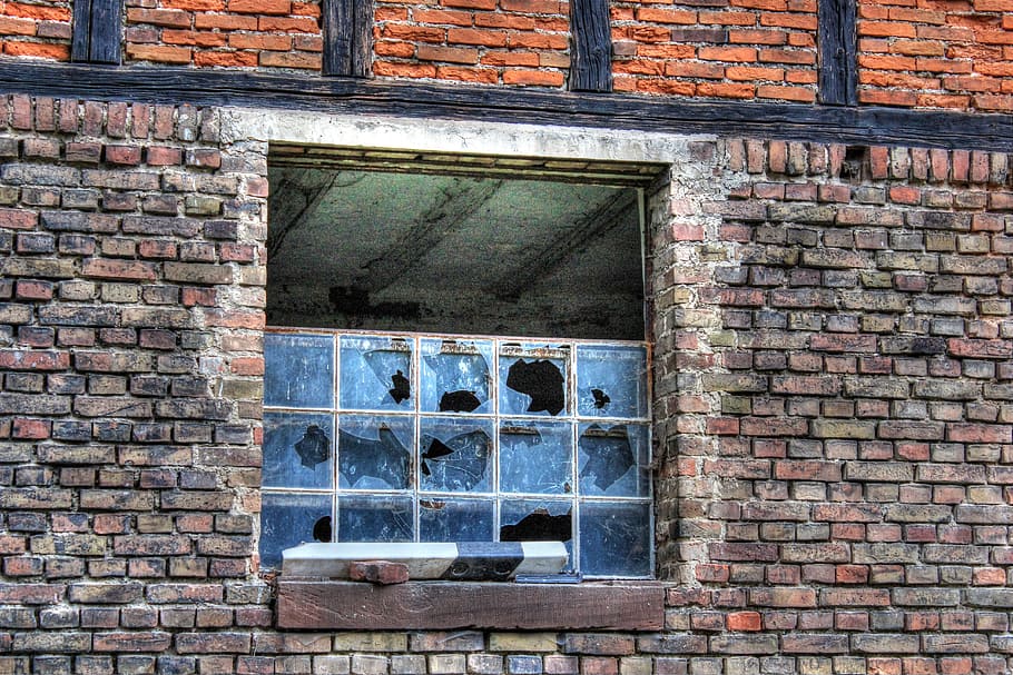Ventana, puesto, viejo, fachada, edificio, edificio antiguo, metal, pared, vidrio, hierro