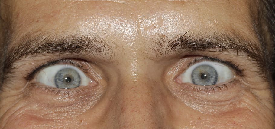 human eye, eyes, see, squint, iris, pupils, eyelashes, eyebrows, man, face