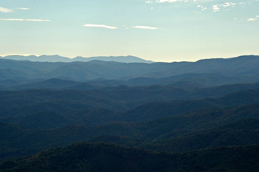 Montañas, Blue Ridge, Paisaje, aire libre, naturaleza, tranquilidad, montaña, belleza en la naturaleza, escena tranquila, pintorescos