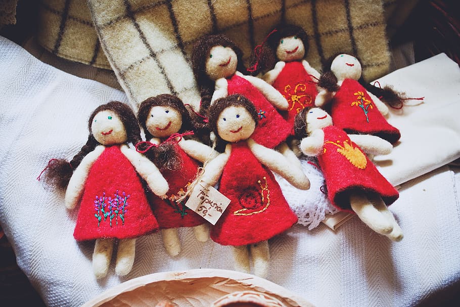 boneka, buatan tangan, romania, sighisoara, mainan, transylvania, representasi, natal, representasi manusia, seni dan kerajinan