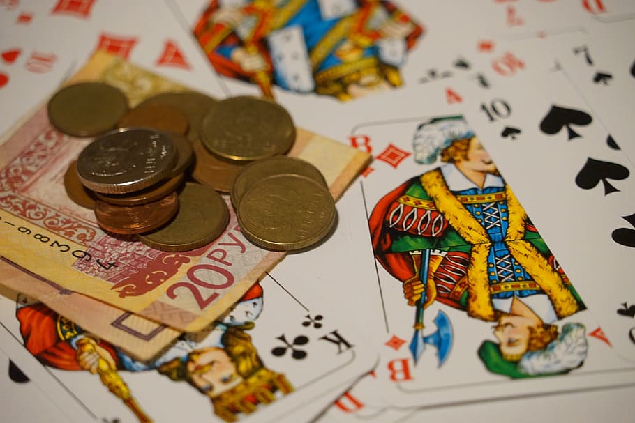 money, cards, cash, pay, play, gambling, ruble, skat, finance, use