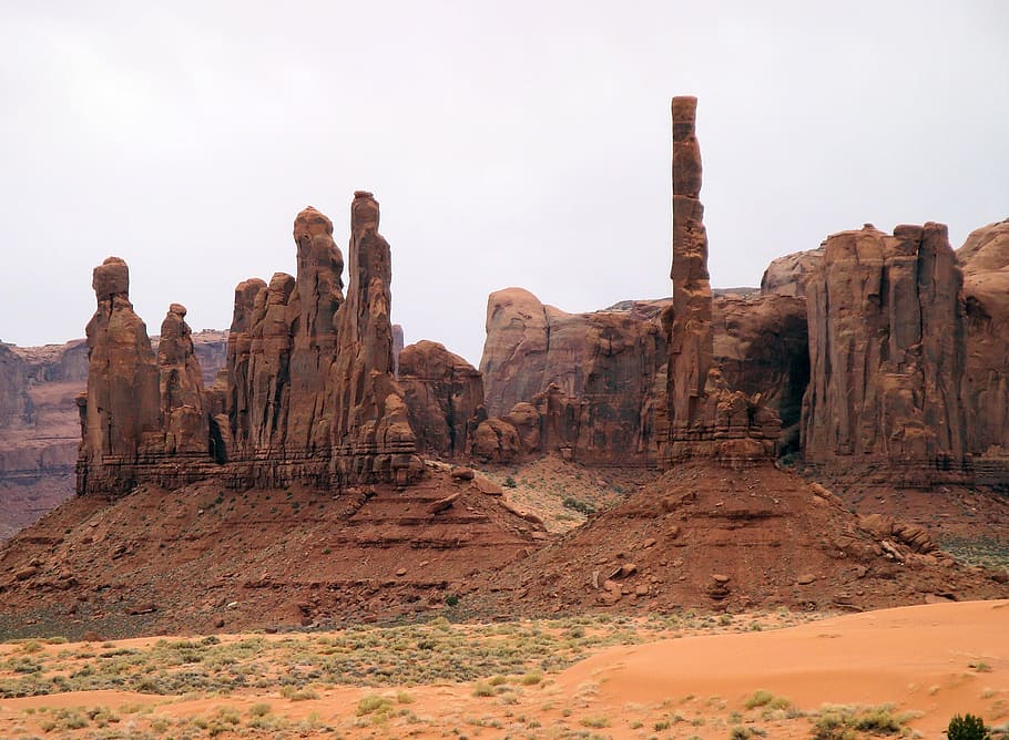 Monument Valley, Rock, Formations, rock formations, rocks, colorado, united states, america, landscape, monument valley navajo tribal park