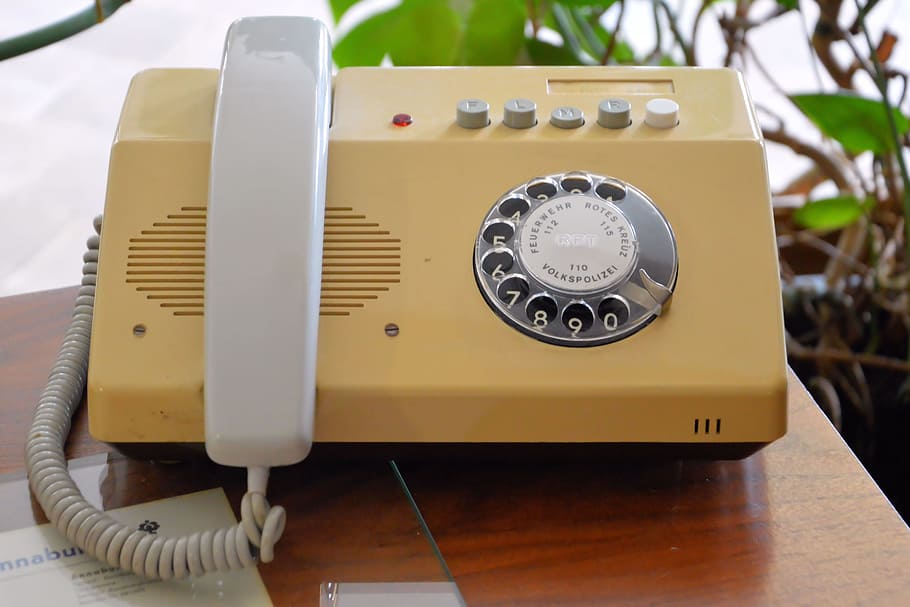 phone, dial, old, telephone, call, historically, listeners, porzellaneum annaburg, retro styled, communication
