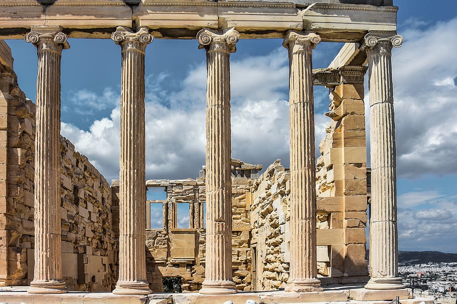 parthenon, athens greece, daytime, acropolis, athens, greece, ancient, greek, architecture, monument