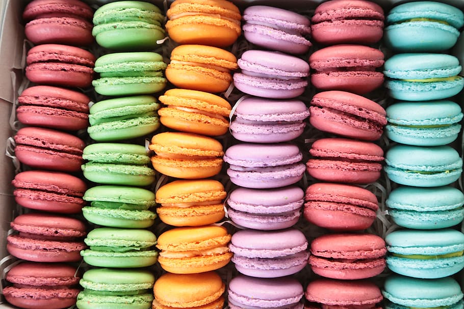 colorful, sweet, biscuit, background, dessert, pastry, macaron, cookie, tasty, closeup