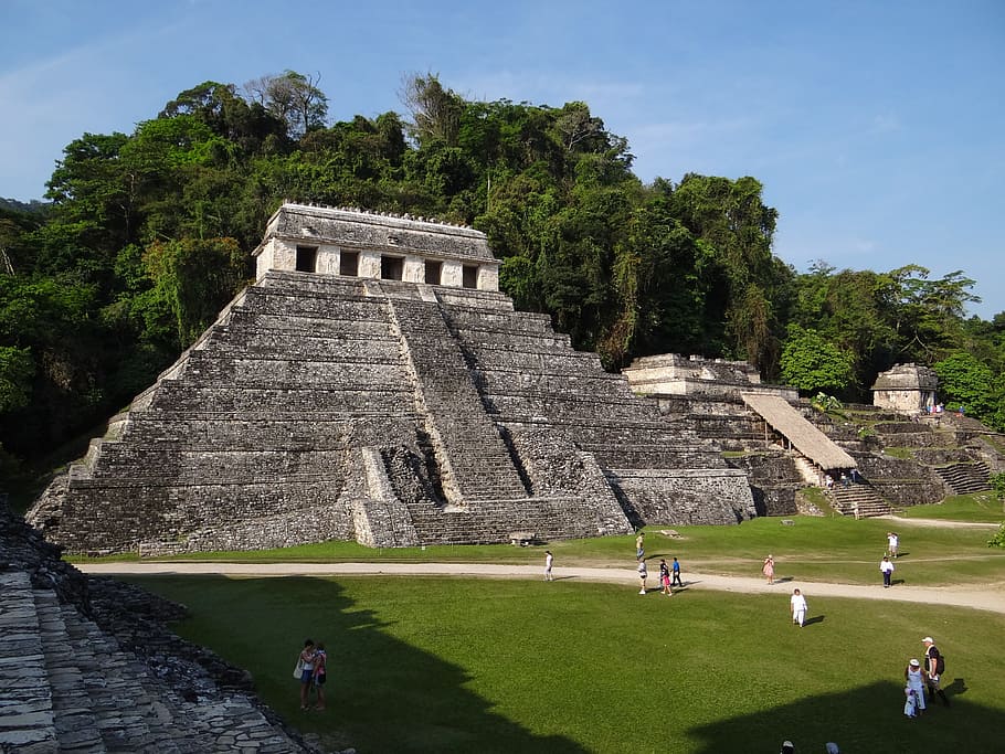 langkah piramida, kuno, kehancuran, Maya, Meksiko, Kuil, batu, yucatan, peradaban, piramida