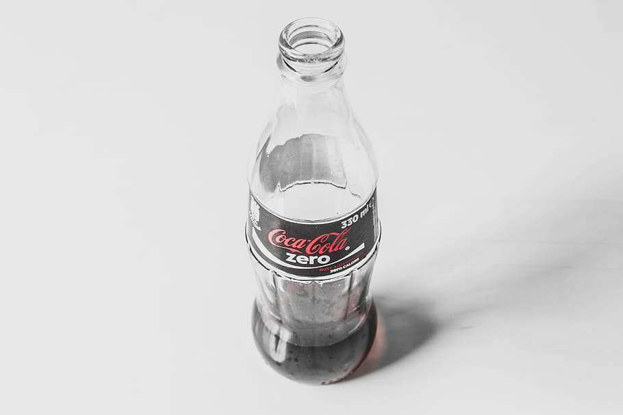 empty, glass soda drinks bottle, Empty glass, soda, drinks, bottle, food/Drink, glass, drink, single Object