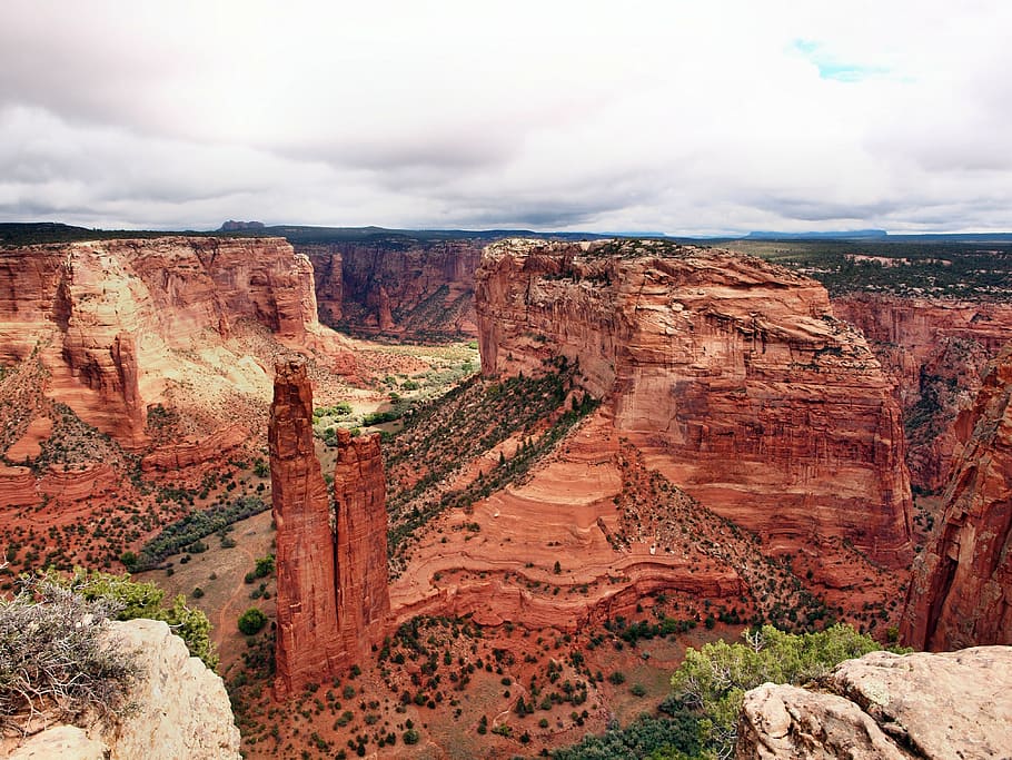 canyon de claire, usa, new mexico, canyon, rock, navajo, united states, rock - object, rock formation, cloud - sky