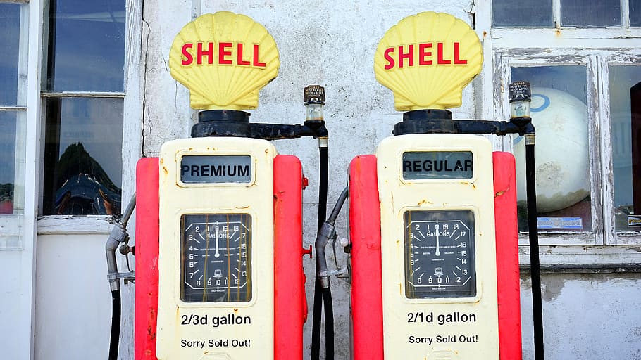retro, petrol pump, pump, gas, gasoline, oil, station, petrol, fuel, nozzle