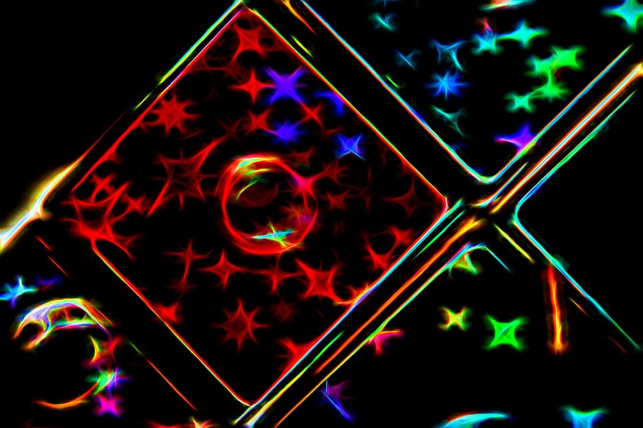 multicolored abstract wallpaper, abstract, neon, background, light, design, bright, color, glow, black