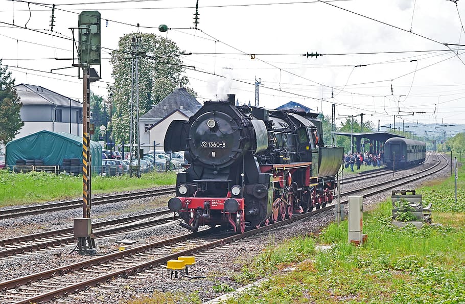 steam locomotive, nostalgia, special crossing, event, final destination, implement, return journey, platform, participant, exit signal