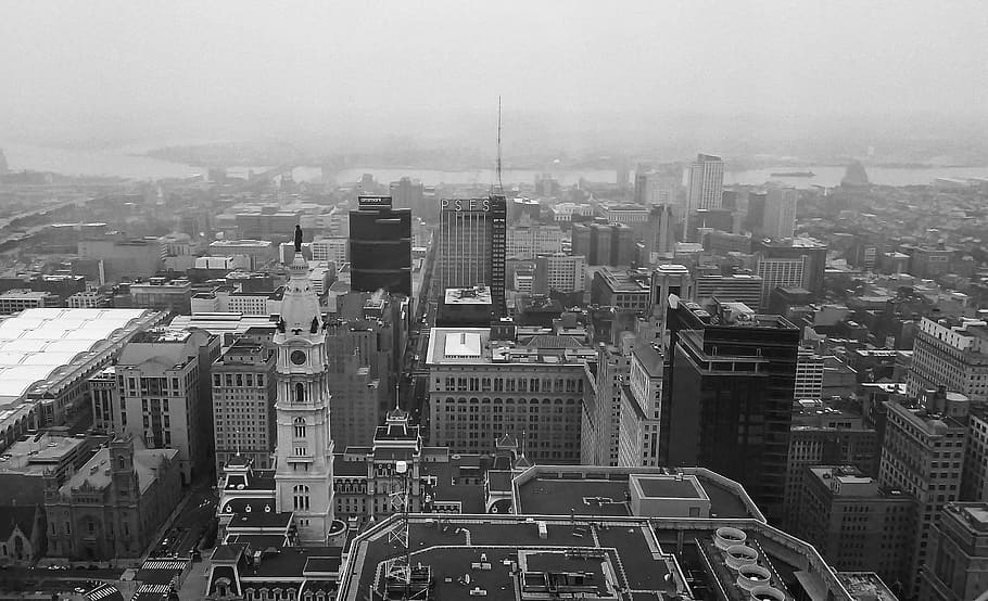 Filadelfia, Edificio, Arquitectura, Pensilvania, viajes, turismo, urbano, horizonte de Filadelfia, centro de la ciudad, paisaje urbano