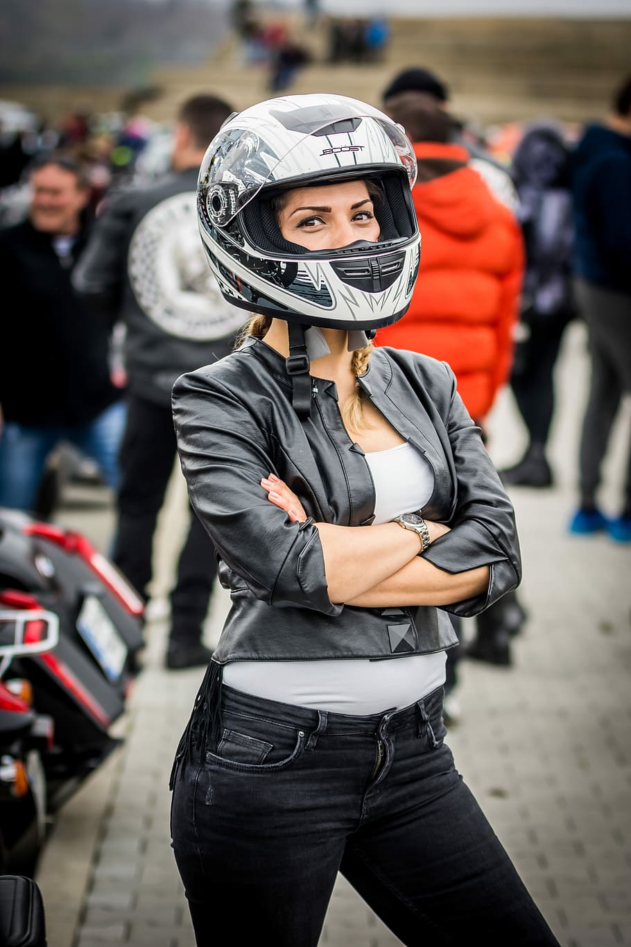 女性, 浅い, 写真, 競争, 選手権, レース, オートレース, モーターサイクリング, バイク, パイロット