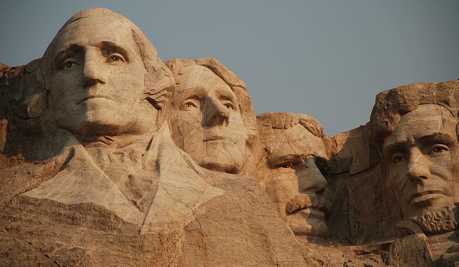 Mount Rushmore, Washington, escultura, masiva, Dakota, Abraham Lincoln, George Washington, montaña, hito, Jefferson