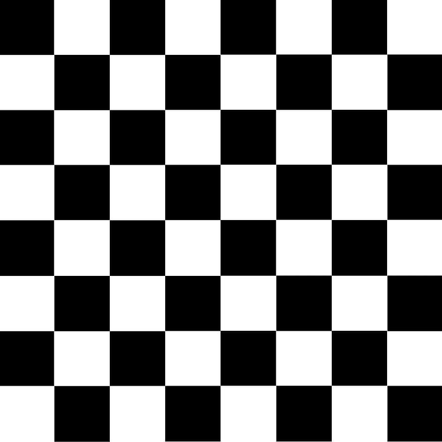 黒, 白, チェック, グラフィック壁紙, 黒と白, グラフィック, 壁紙, チェス, チェスボード, ゲームボード