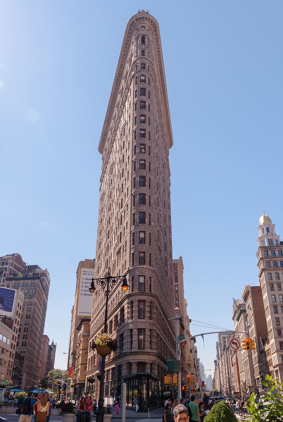 gedung flatiron, New york, seterika, Manhattan, nyc, Arsitektur, kota, bangunan, pencakar langit, Amerika Serikat
