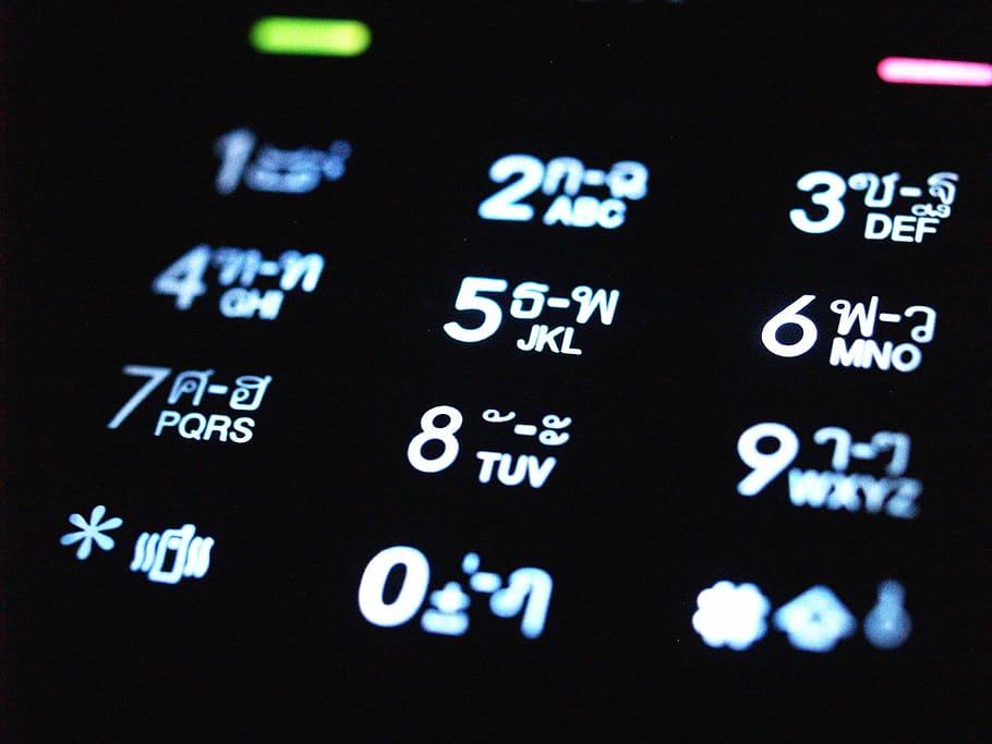 電話, スマート, アイコン, モバイル, 3D, 通話, 画面, カレンダー, 青, ボタン