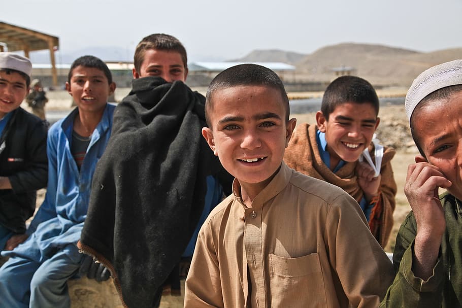 Children, Cute, Afghanistan, Persons, curious, kids, little, young, mid adult, mid adult men