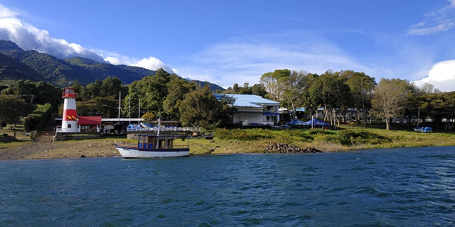 lake calima, valle del cauca, colombia, south america, boat, landscape, natural, beautiful, lake, water