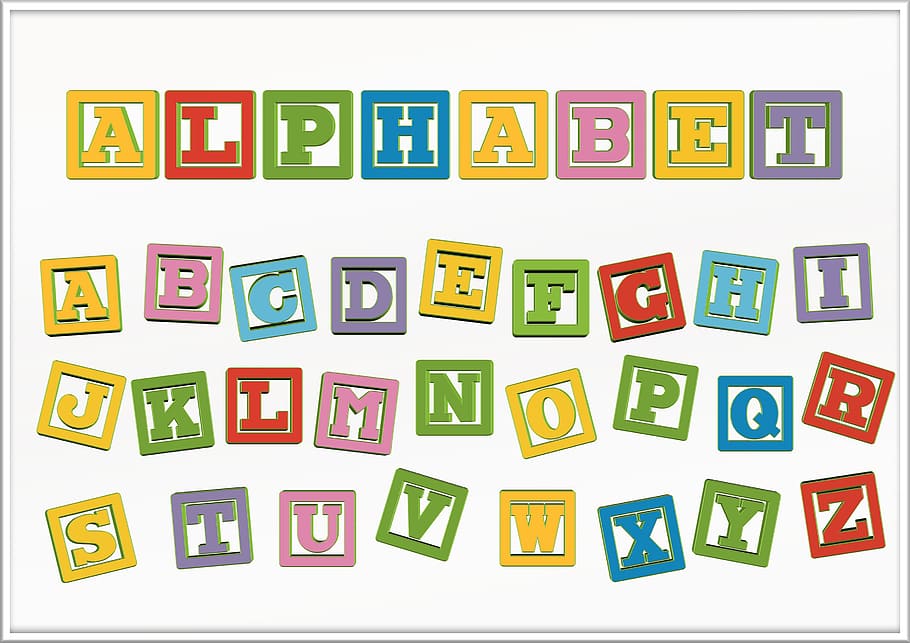 ilustraciones de letras del alfabeto, letras, abc, educación, alfabeto, alfabetización, analfabetos, analfabetismo, capacitación, libro