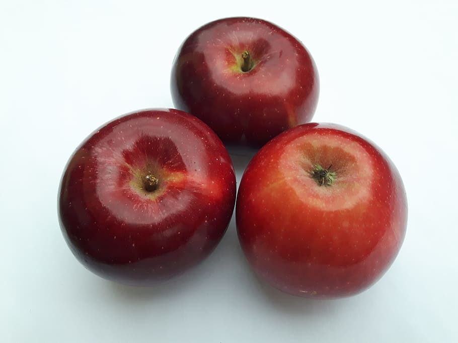 buah, apel, makan, merah, putih, vitamin, nutrisi, makanan penutup, alami, sehat