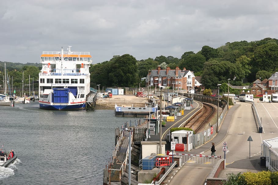 ferry, north sea, ferry terminal, england, ship, water, regular services, port, train, public means of transport