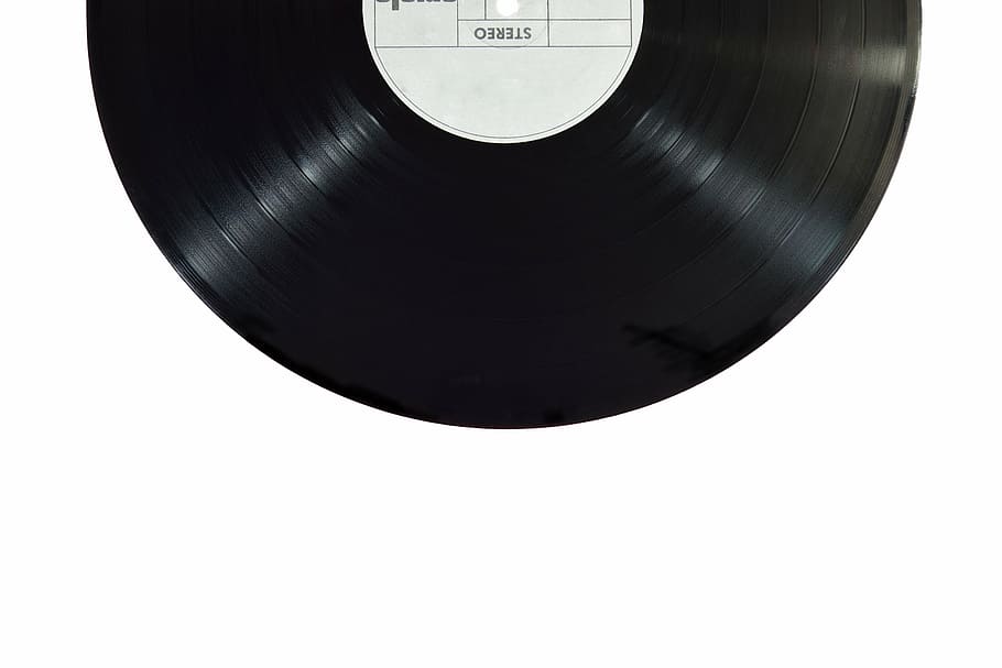 black, white, lp record disc, vinyl, music, sound, old, technology, record, vinyl player