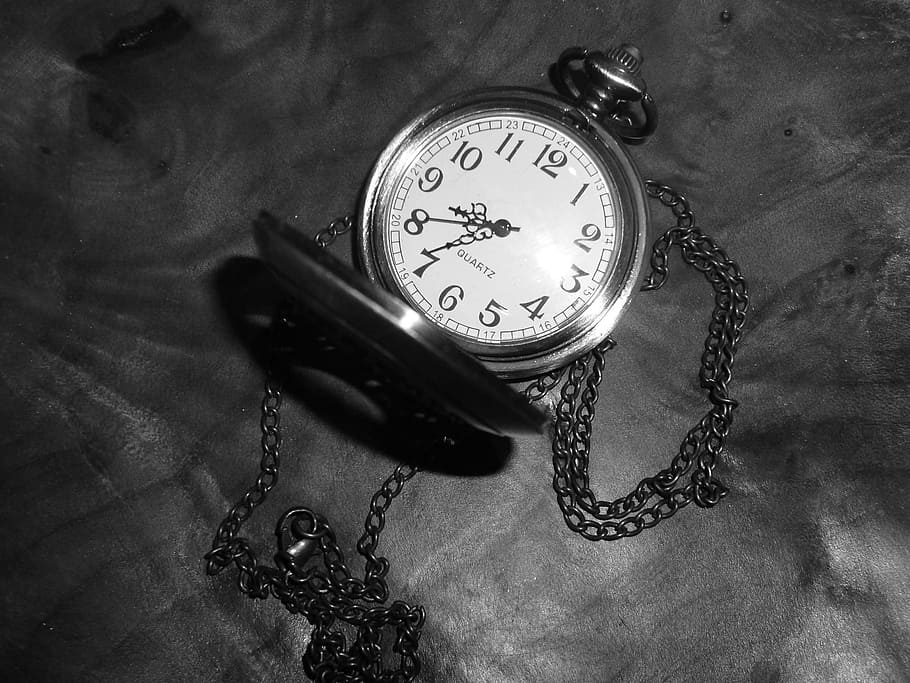 silver-colored pocket watch, watch, pocket watch, clock, time, timepiece, antique, retro, old, vintage
