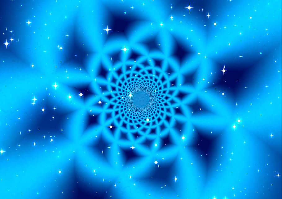 Star Background Course Color Pattern Blue Texture