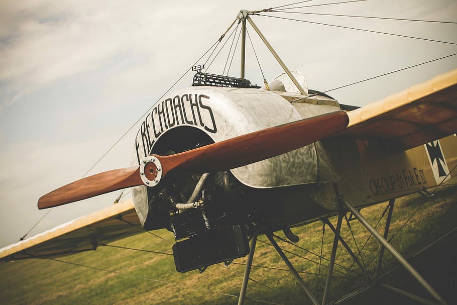 frechdachs old plane, Old, Plane, retro, airplane, air Vehicle, transportation, old-fashioned, aircraft Wing, mode of Transport