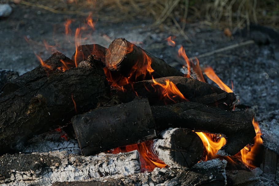 an outbreak of, the flame, censer, fire, burning, flame, fire - natural phenomenon, heat - temperature, log, wood