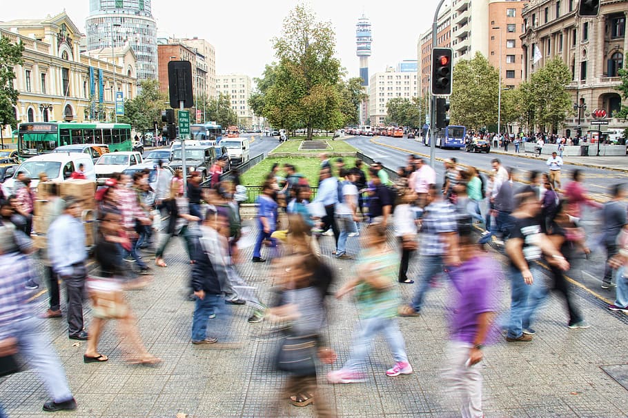 people, walking, street, surround, buildings, daytime, walking on, crowd, urban Scene, city Life | Pxfuel