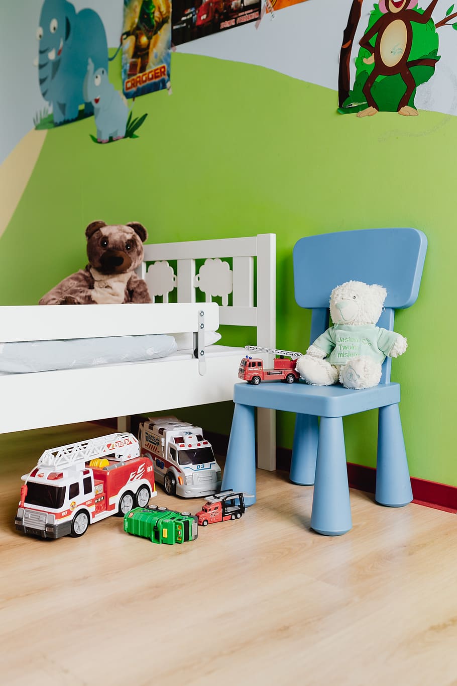 habitación, niños, juguetes, dormitorio, niño, juego, interior, cama, mamífero, juguete
