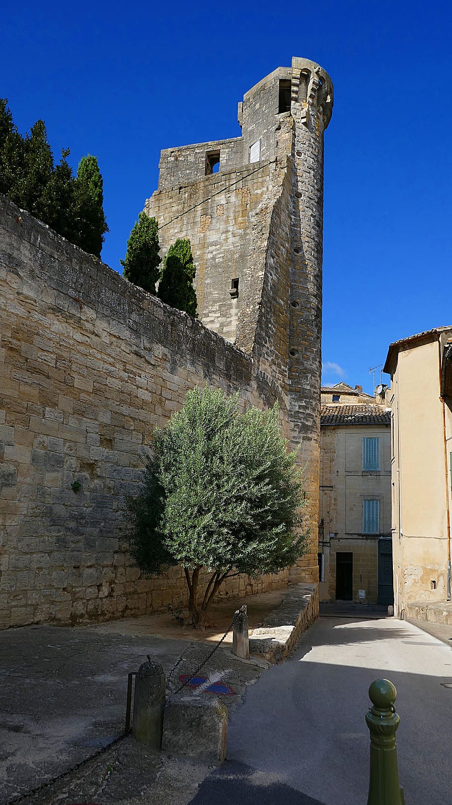 Torre, Ducado, Palacio, Uzès, Francia, Palacio Ducado, medieval, Gard, Languedoc-Rosellón, castillo