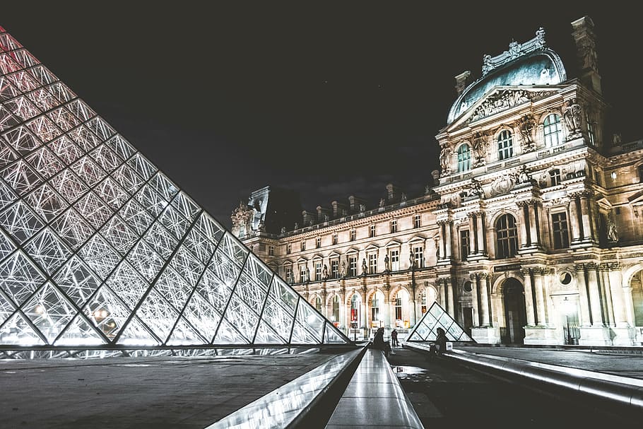 louver, paris, louvre, museum, paris, attraction, landmark, architecture, building, european, history