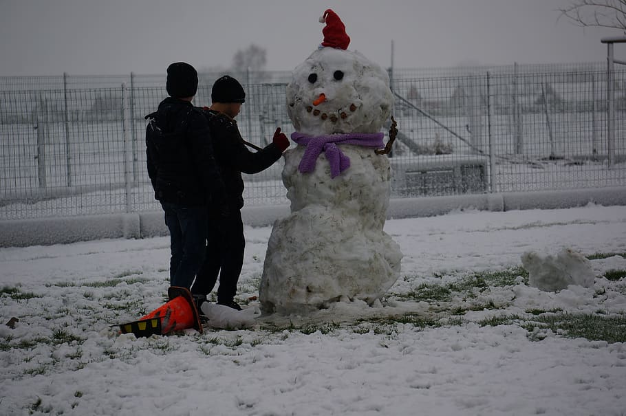 boneco de neve, inverno, bonecos de neve, natal, alegre, engraçado, frio, temperatura fria, neve, roupas quentes
