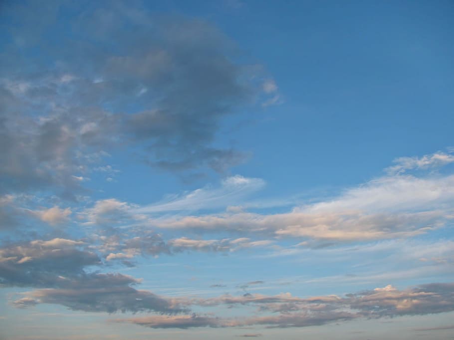 Céu, nuvens, Skyscape, ar, azul, beleza da natureza, natureza, paisagens, nuvem - céu, tranquilidade