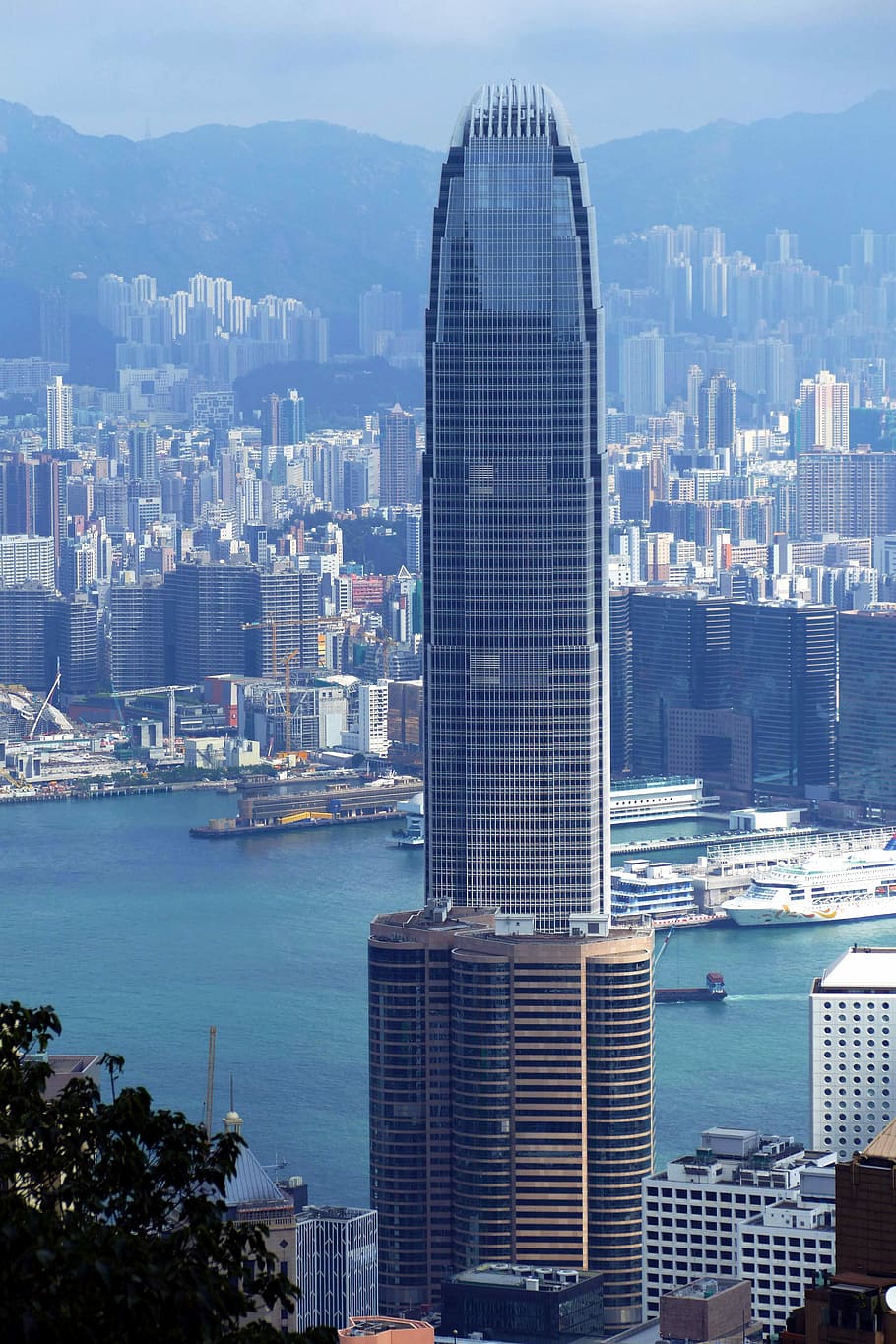 Hong Kong, China, Arranha-céu, Ásia, Cidade, cidade grande, arquitetura, linha do horizonte, perspectivas, vista