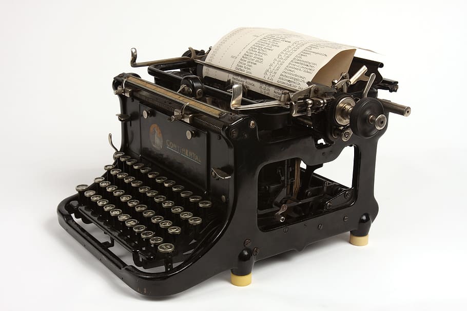 Bewijzen veiligheid Belangrijk nieuws black, typewriter, printer paper, old, retro, vintage, antique, type,  machine, metal | Pxfuel