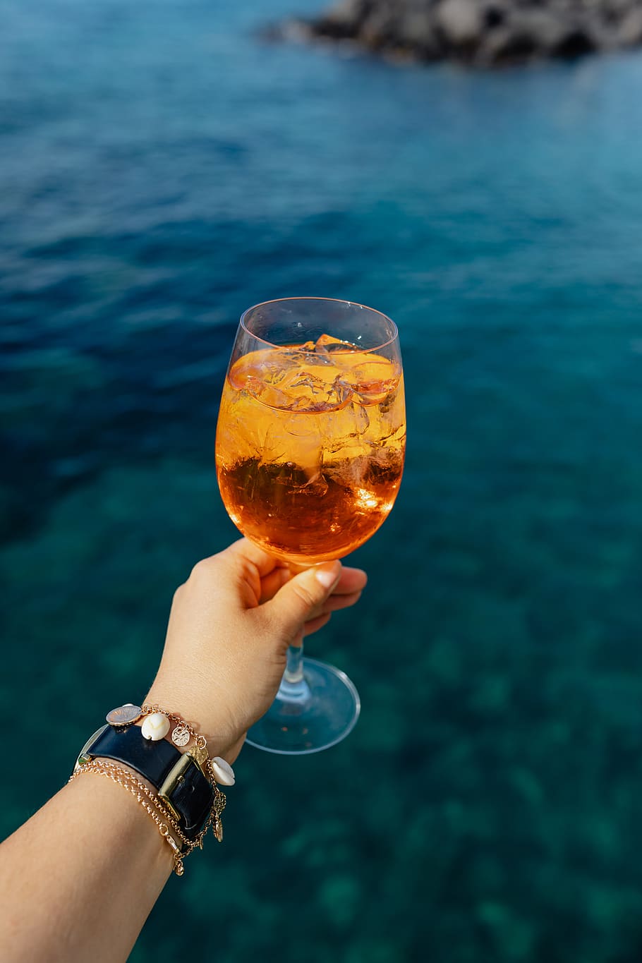 álcool, Itália, bebida, italiano, sorrento, férias, mar, mediterrâneo, Verão, bebidas