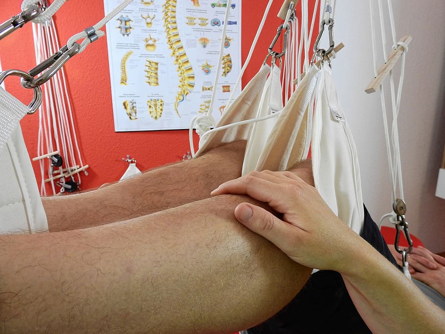 physiotherapy, physio, therapy, manual therapy, sling table, loop, bless you, hand, foot, leg