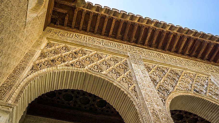 alhambra, arquitectura, españa, árabe, andalucía, islámico, musulmán, histórico, edificio, turismo