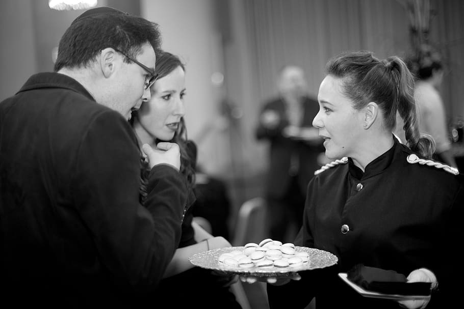 waiter, waitress, food, woman, serving, server, service, girl, catering, staff