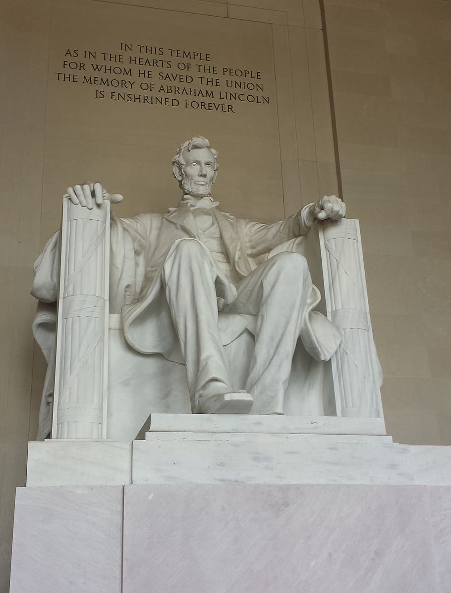 abraham lincoln, monument, places of interest, usa, washington, united states, america, lincoln, united states of america, building