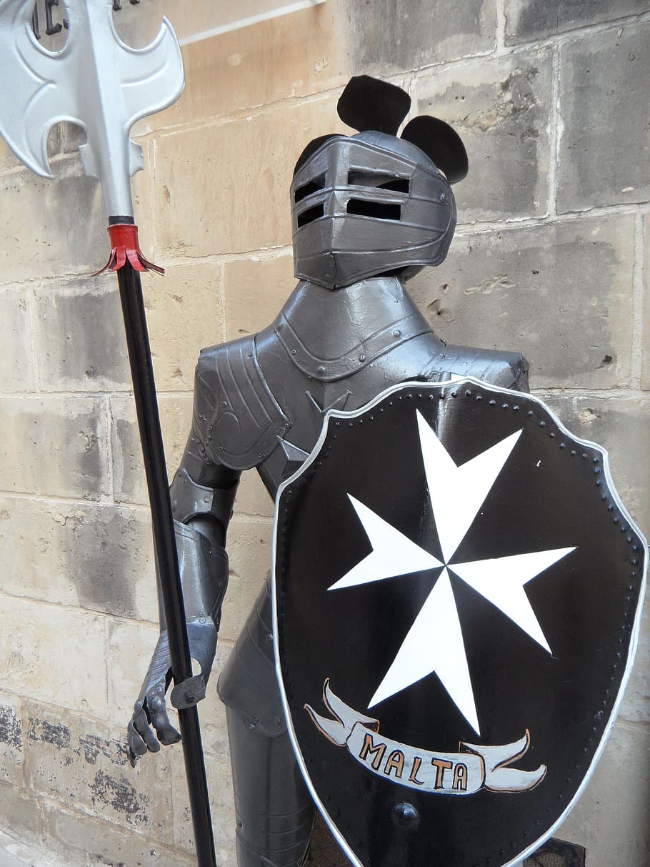 Malta, Knight, Armor, ritterruestung, order of malta, orders of chivalry, knights, figure, person, armed