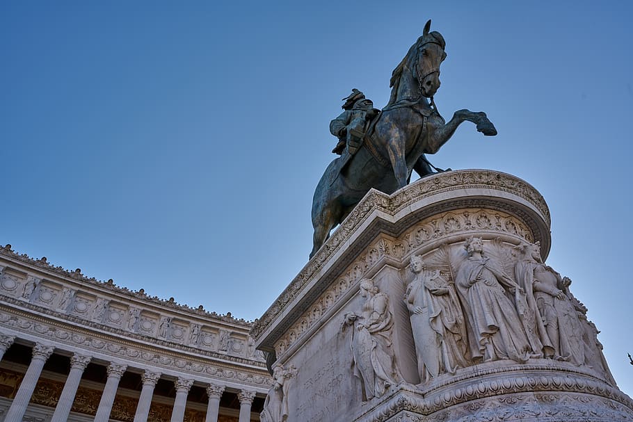 victor emmanuel ii monument, italy, rome, architecture, tourism, city, building, historical, landmark, monument