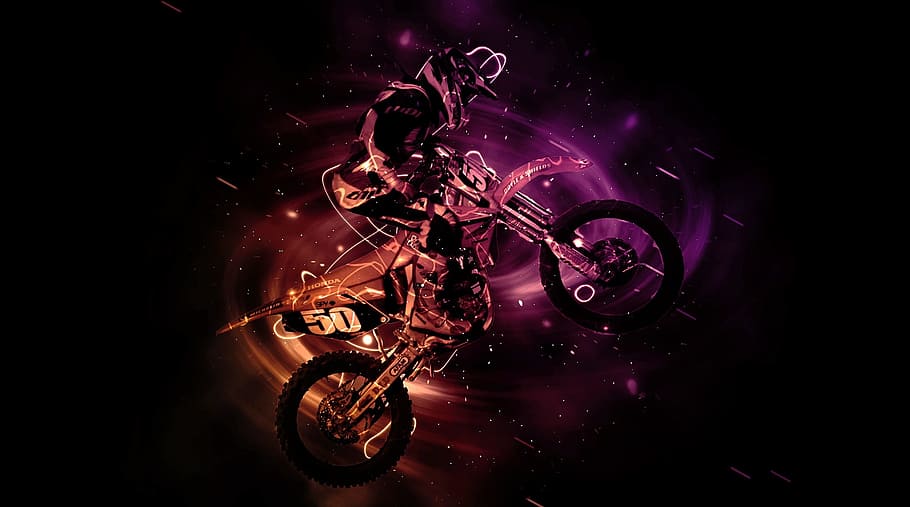 man, riding, dirt bike, motocross, race, sport, motorcycle, speed, rider, extreme